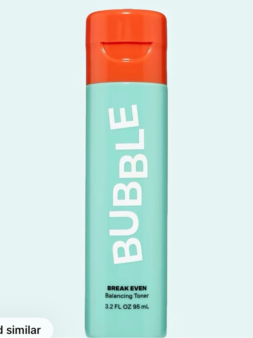 NIB Bubble Skincare Break Even Balancing Face Toner - 3.2 fl oz